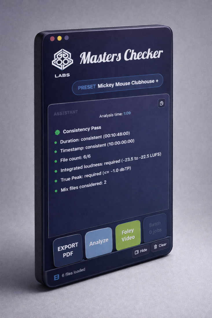 MastersChecker app preview